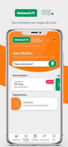 Unimed Cliente для iOS — скриншот 1
