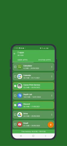 Uninstaller для Android — скриншот 2