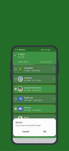 Uninstaller для Android — скриншот 3