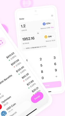 Uniswap: Crypto & NFT Wallet для Android — скриншот 2