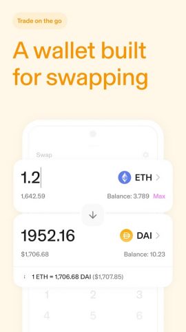 Uniswap: Crypto & NFT Wallet для Android — скриншот 3