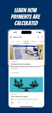 Universal Credit 2025 Guide для iOS — скриншот 4