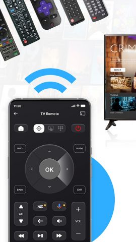 Универсальный ТВ пульт для Android — скриншот 1