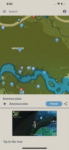 Unofficial Map: Genshin Impact для iOS — скриншот 3