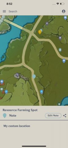 Unofficial Map: Genshin Impact для iOS — скриншот 5