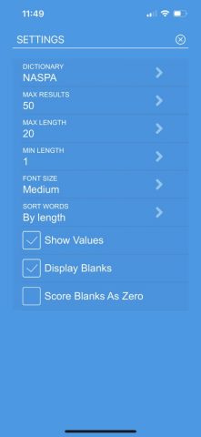 Unscramble Letters для iOS — скриншот 4