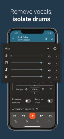 Up Tempo: Pitch, Speed Changer для iOS — скриншот 2