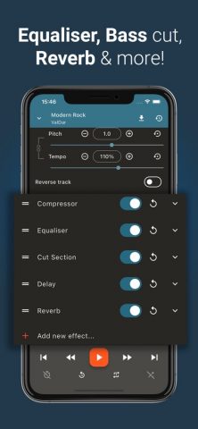 Up Tempo: Pitch, Speed Changer для iOS — скриншот 5