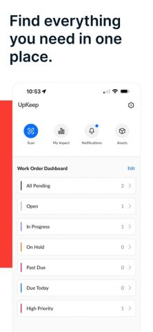 UpKeep Work Order Maintenance для iOS — скриншот 1