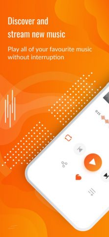 Upbeat: Music Streaming Player для iOS — скриншот 1