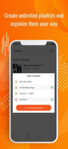 Upbeat: Music Streaming Player для iOS — скриншот 4