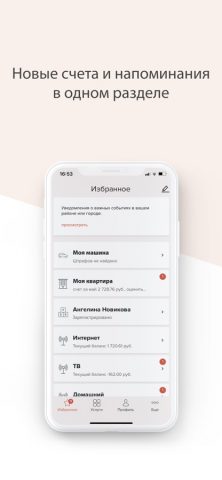 Услуги РТ для iOS — скриншот 3