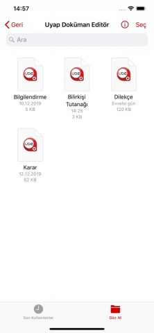 Uyap Doküman Editör для iOS — скриншот 2