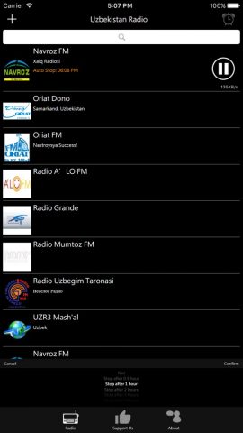 Uzbekistan Radio для iOS — скриншот 3