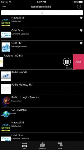 Uzbekistan Radio для iOS — скриншот 4