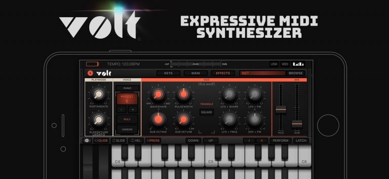 VOLT Synth для iOS — скриншот 1