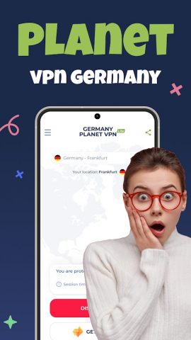 VPN Germany – Private and Fast для Android — скриншот 1