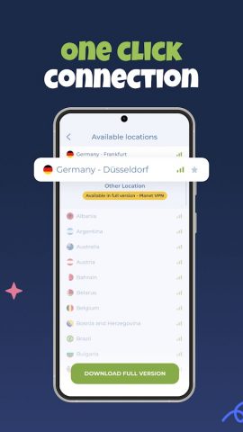 VPN Germany – Private and Fast для Android — скриншот 3