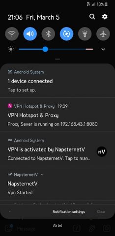 VPN Hotspot & Proxy для Android — скриншот 3