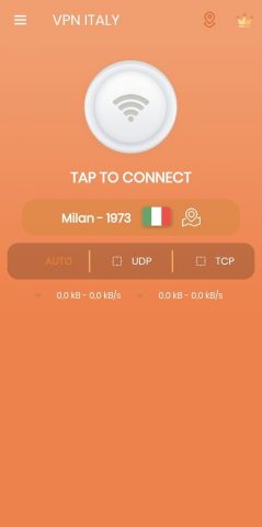 VPN ITALY — Secure VPN Proxy для Android — скриншот 1