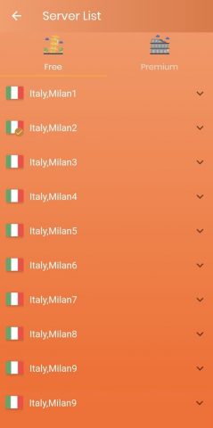 VPN ITALY — Secure VPN Proxy для Android — скриншот 2