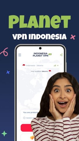 VPN Indonesia — Turbo Proxy для Android — скриншот 1