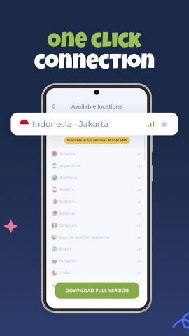 VPN Indonesia — Turbo Proxy для Android — скриншот 3