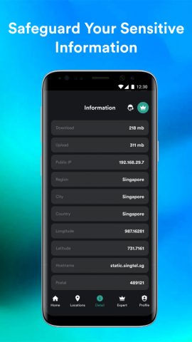VPN Rice: Быстрый и Безопасный для Android — скриншот 3