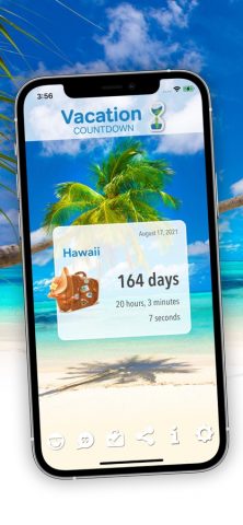 Vacation Countdown App для iOS — скриншот 1