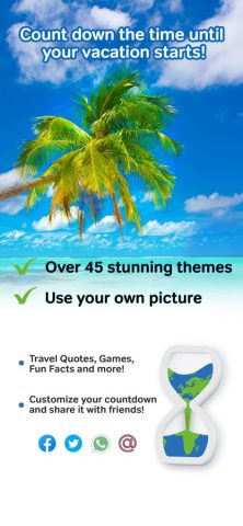 Vacation Countdown App для iOS — скриншот 2