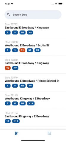 Vancouver Transit (TL) для iOS — скриншот 3