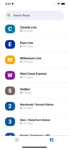 Vancouver Transit (TL) для iOS — скриншот 5