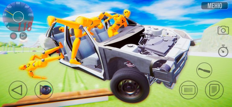 Ваз Краш Тест Симулятор 2 для iOS — скриншот 1