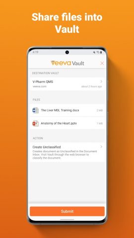 Veeva Vault для Android — скриншот 5