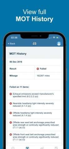 Vehicle Check — Car Tax Check для iOS — скриншот 3