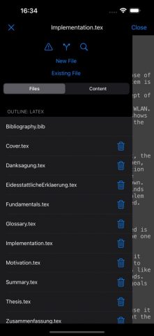 VerbTeX LaTeX Editor для iOS — скриншот 2