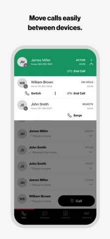 Verizon One Talk для iOS — скриншот 1