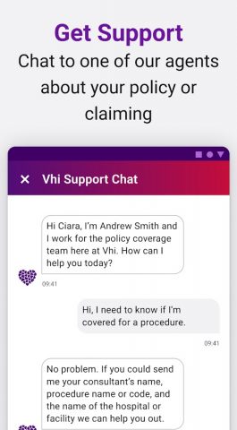 Vhi для Android — скриншот 5