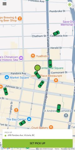 Victoria Taxi для Android — скриншот 2