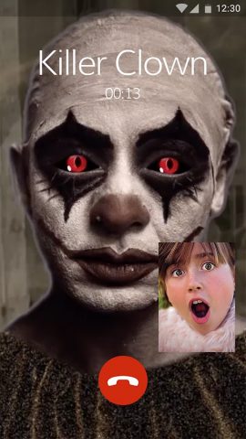 Video Call from Killer Clown для Android — скриншот 2