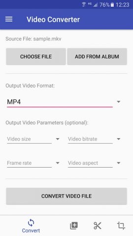 Video Converter для Android — скриншот 1