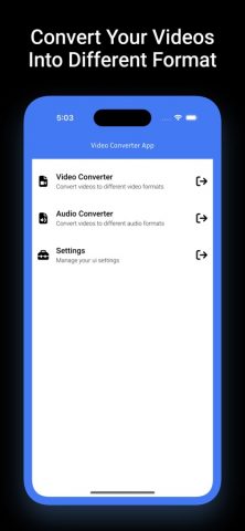 Video Converter Mp4 To Mp3 для iOS — скриншот 1