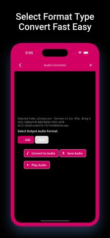 Video Converter Mp4 To Mp3 для iOS — скриншот 3