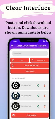 Video Downloader For Pinterest для Android — скриншот 3