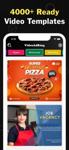Video Flyer Maker, Ad Creator для iOS — скриншот 2