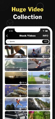 Video Flyer Maker, Ad Creator для iOS — скриншот 3