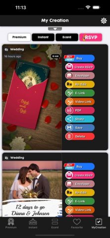 Video Invitation Maker Ecards для iOS — скриншот 4