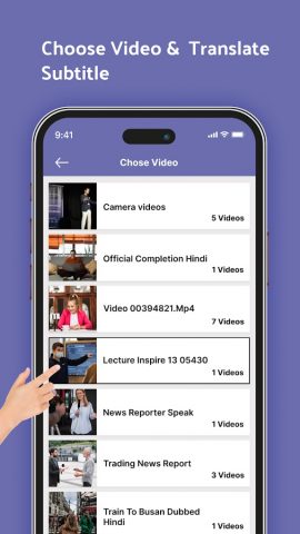 Video Subtitle Translator для Android — скриншот 2