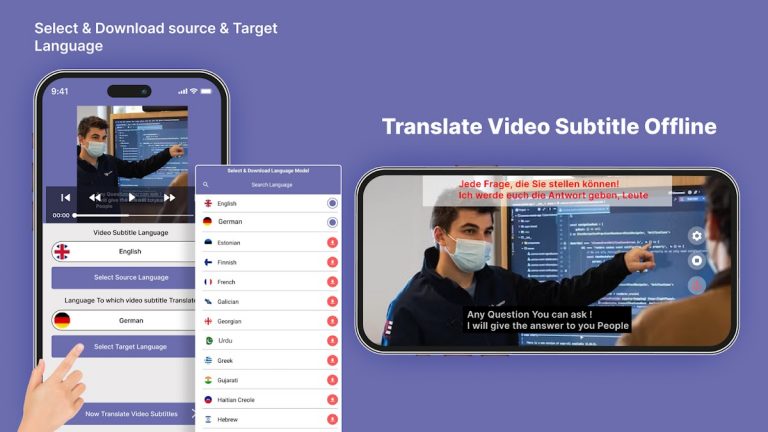 Video Subtitle Translator для Android — скриншот 3