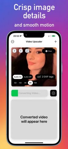 Video Upscaler 16K & Converter для iOS — скриншот 3